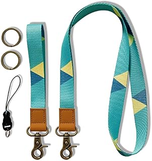 Lanyard, Key Lanyard for Men and Women, Fashion Cool Lanyards, Apply to Key Chain, Cell Mobile Phone, Id Badge, Card Holder (2 Pack Long and Short)