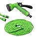 Wysuwany wąż, wąż ogrodowy, wąż wysokociśnieniowy, wielofunkcyjny pistolet natryskowy, do podlewania, zielony (rozmiar: 7,5 m)