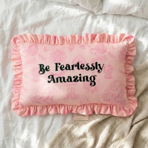 Image of Wicked: for Good Bedding Rectangle Throw Pillow, Pink, 16 in x 16 in, (Officially Licensed Product) by Franco Collectibles