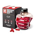 Instant Knockout Cut - 120 Weight Management Diet Pills - Men and Women -100% Natural Ingredients with Glucomannan, Green Tea Extract, Cayenne Pepper Seeds and More - UK Made Premium Supplement