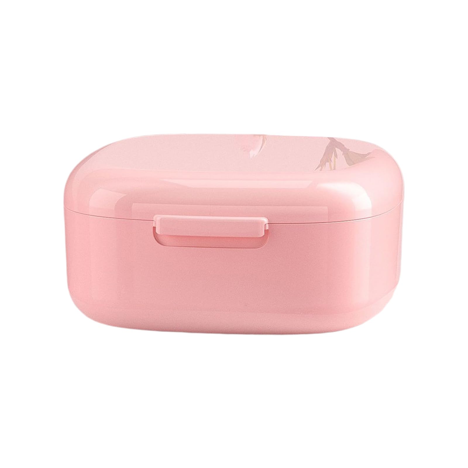 Mekalero Denture with Soaking Tray and Drying Rack for Retainers Aligners Leakproof Travel Storage Case None Toxic Modifiable Soak Container for Dentures