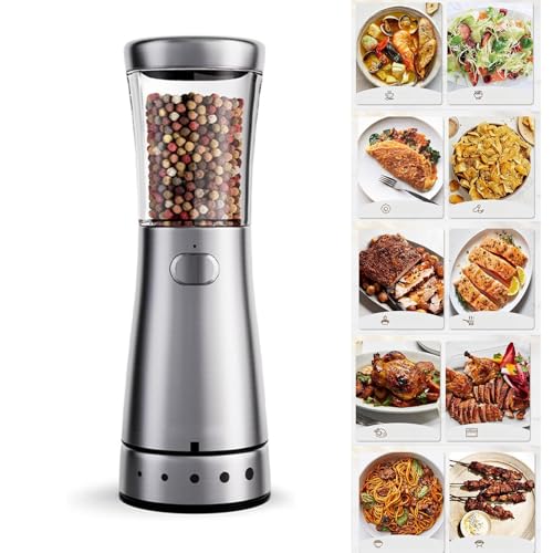 Moulin à poivre compact électrique pour éviter la fatigue des mains en cuisine