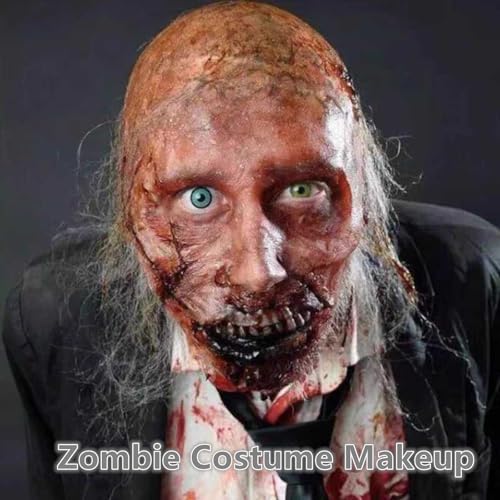 image for Go Ho Clown White Black Face Body Paint,6 Colors Wheel for Special Eff