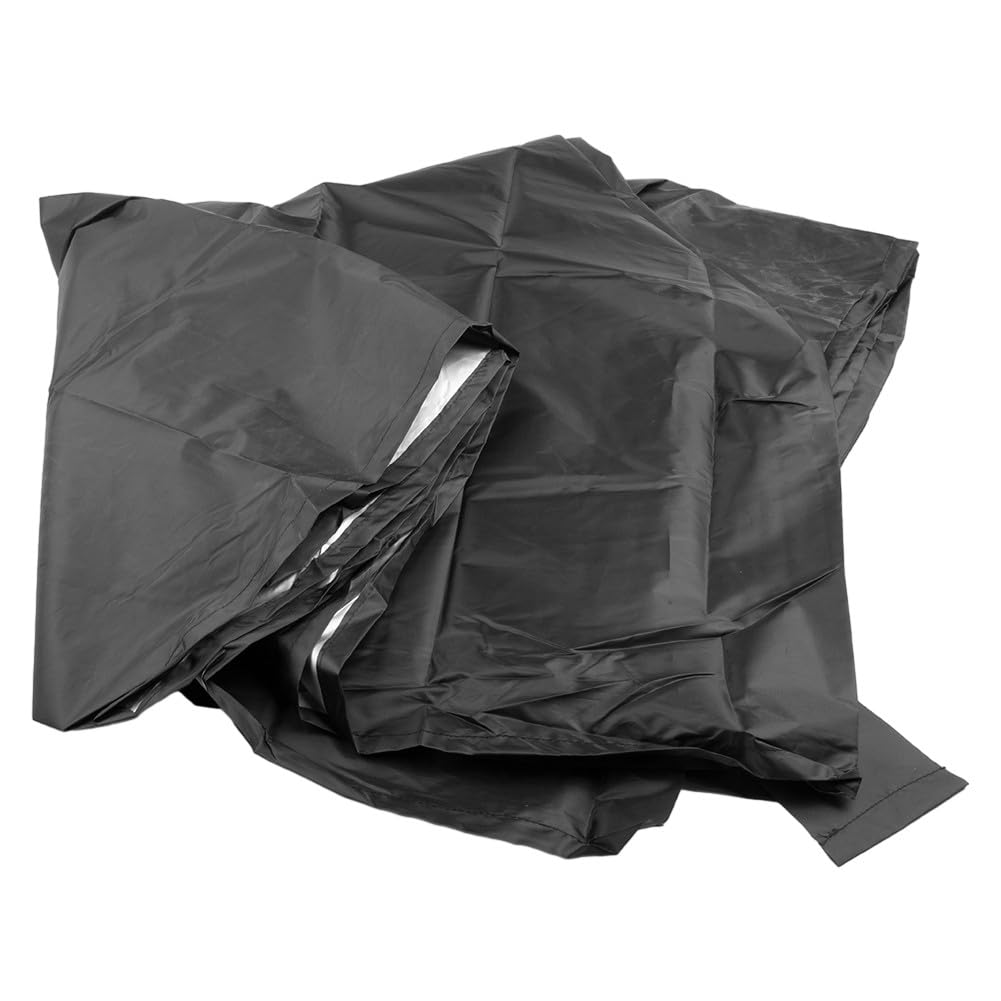 IBC pour couvercle de réservoir 1000L pour réservoir d'eau, bâche isolante, 120 x 100 x 116 cm, 210D pour noir avec revêtement argenté