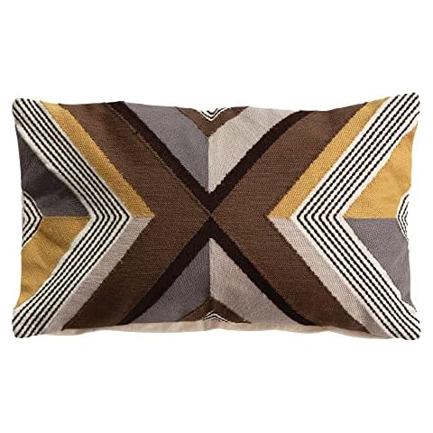 Creative Co-Op Embroidered Lumbar Pillow Cover