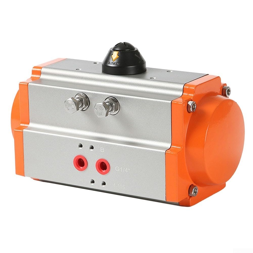 Attuatore pneumatico AT40/AT52 Valvole a sfera ad azione 90°, corpo in alluminio, pressione nominale 0,3–0,7 MPa, automazione e controllo di processo (GT63)
