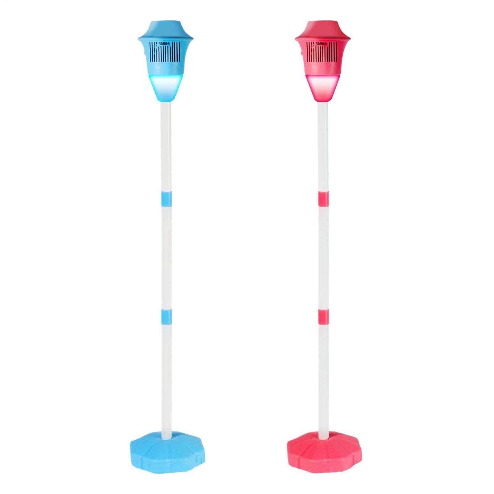 Standing Bubble Machine | Bubbles Maker Lamp | Height 47in Automatic Bubbles Machines Outdoor Toys with Lights & Music | Lamp Shape Stand Up Bubble Machine for Kids Birthday Party Gift — view 11