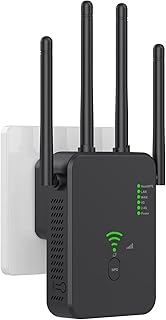 2023 Newest WiFi Extender, WiFi Booster，WiFi Repeater, Covers Up to 3000 Sq.ft and 40 Devices, 4 Antennas 360° Full Coverage,Internet Booster for Home with Ethernet Port, Quick Setup