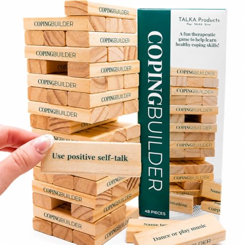 Coping Builder - Coping Skills Games for Kids & Teens SEL Tool for Elementary Students Counseling & Therapy Game for Children & Adolescents Self-Regulation Tool Anger & Anxiety Activity