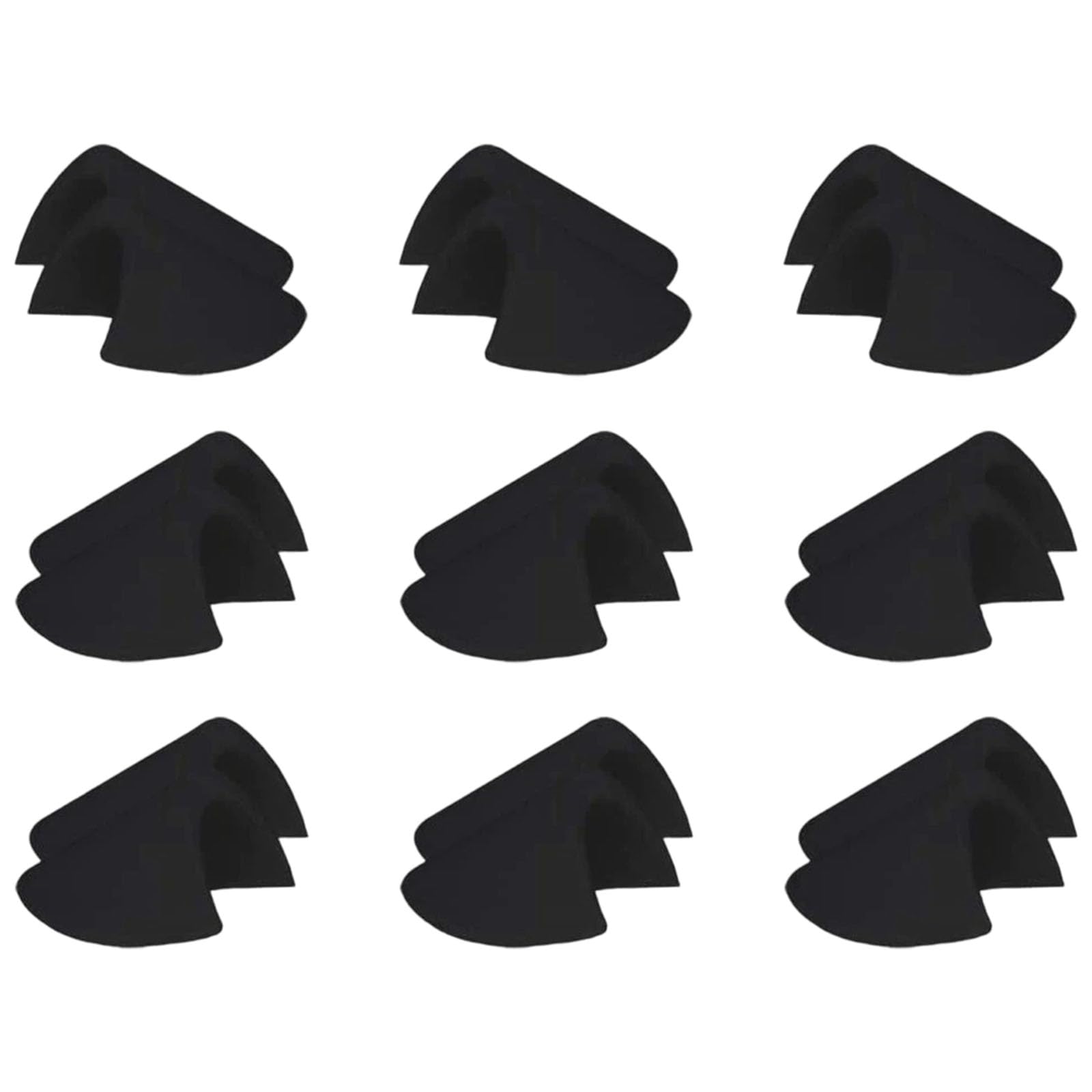alloneslife 6Pairs Detachable Clothing Set-in Shoulder Pad Soft Sponge for Women Men Jackets Suits Sewing Accessories