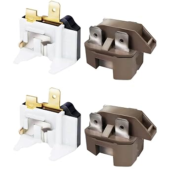 4 pcs Refrigerator/Freezer Overload & Relay Kit, Replaces 4387913 7020935 4387766 4387836 4241370