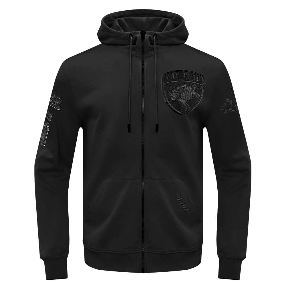 Pro Standard Mens NHL Classic Chenille Full Zip Hoodie
