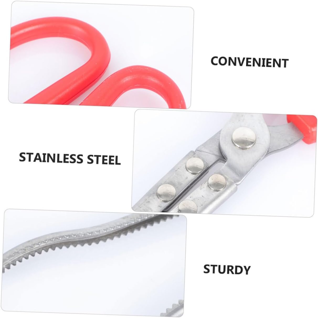 Didiseaon 2pcs Snake Catching Tool Stainless Steel Lizard Feeding Tongs Reptile Feeker