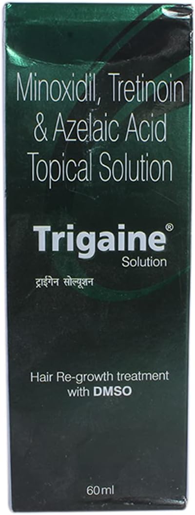 Trigaine - Bottle of 60 ml Solution with Minoxidil, Tretinoin and Azelaic Acid