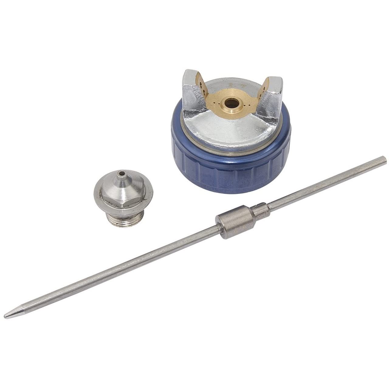 Spare Nozzle, Needle & Cap Set For Spray Guns 09706 & 09707, 1.7Mm 5010559138449