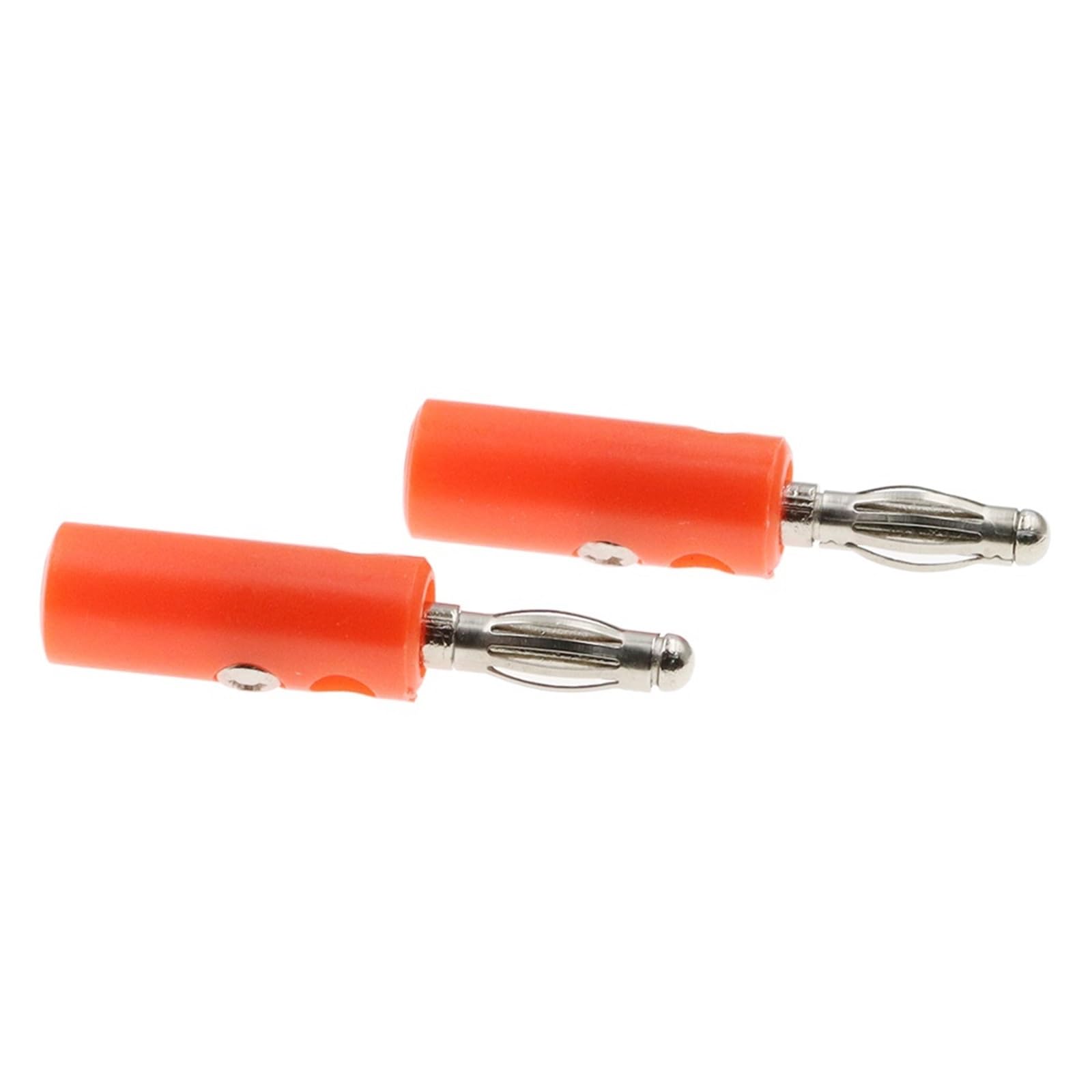 Śruba głośnika audio bananowa złota płytka wtyczki złącza 4 mm czarny czerwony 10 szt. (10 szt. czerwone)
