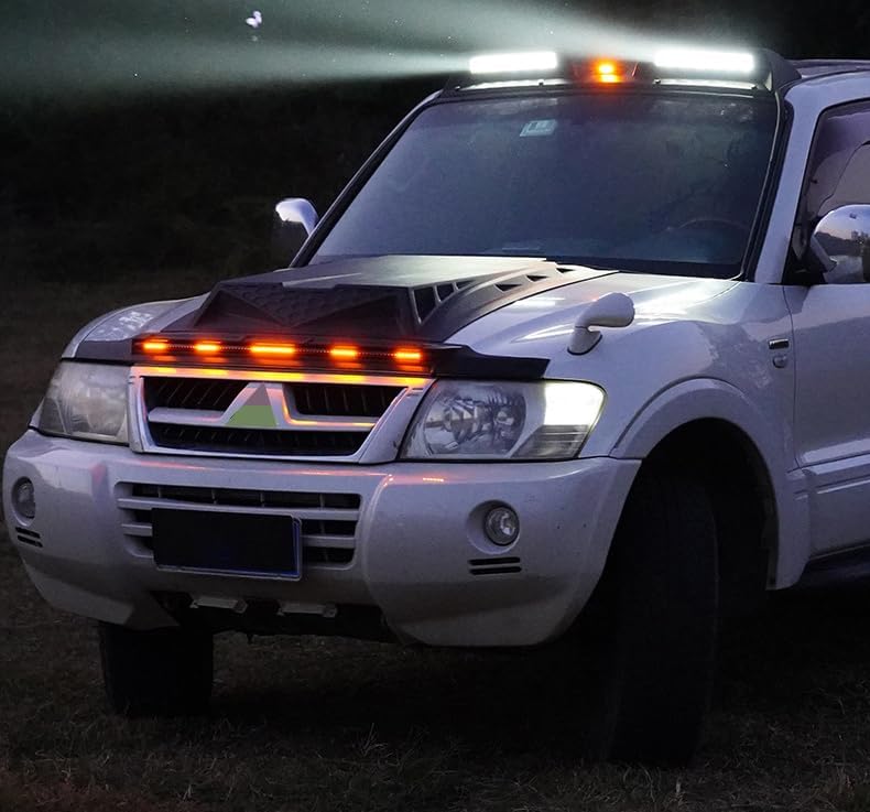 ルーフトップライトバー LED DRL ブラックランプ P V97 V93 V75 V73に適合