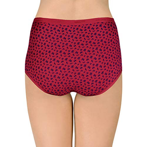 Image of Amante Printed Cotton Full Brief Panty Pack(Pack of 3)
