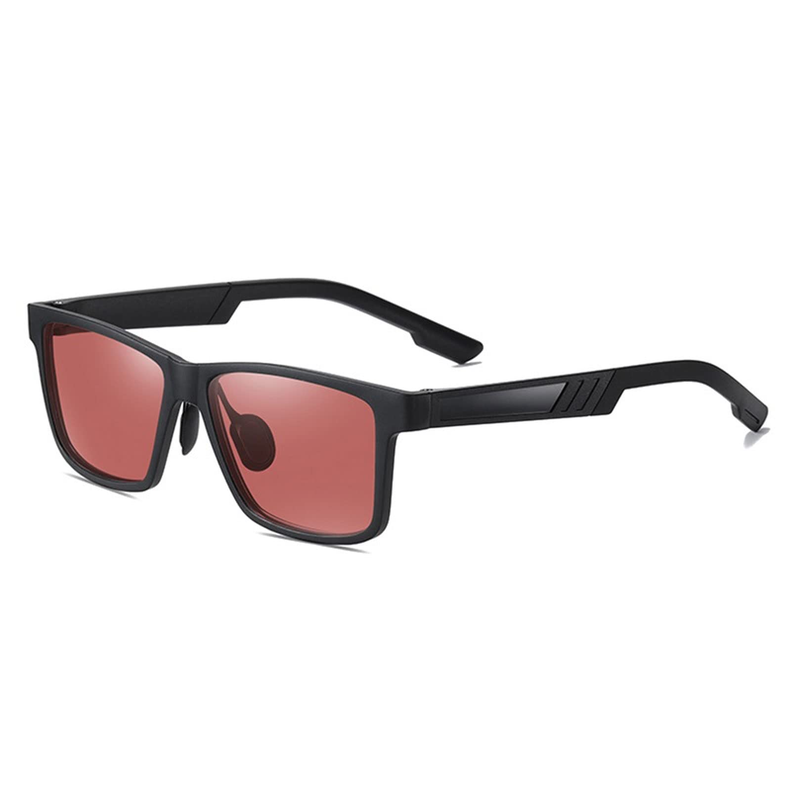 DieffematicMJ Okulary przeciwsłoneczne Klasyczne kwadratowe sunlgasses dla mężczyzn vintage spolaryzowane męskie okulary przeciwsłoneczne kierowcy (Color : 5)