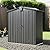 FRANSOUL Outdoor Storage Cabinet Plastic Storage Shed Heavy-Duty 5x3FT Resin Storage Shed Kit with Pad-Lockable Door and Side Window,Perfect to Store Patio Furniture