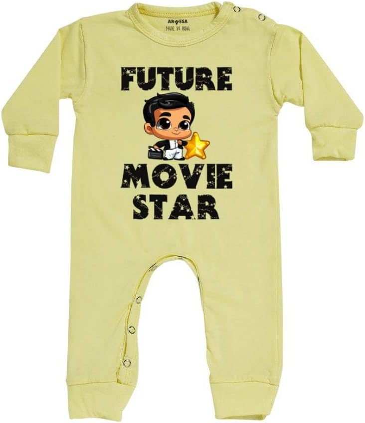 ARVESA Baby Full Sleeve Romper unisex Envelope Neck