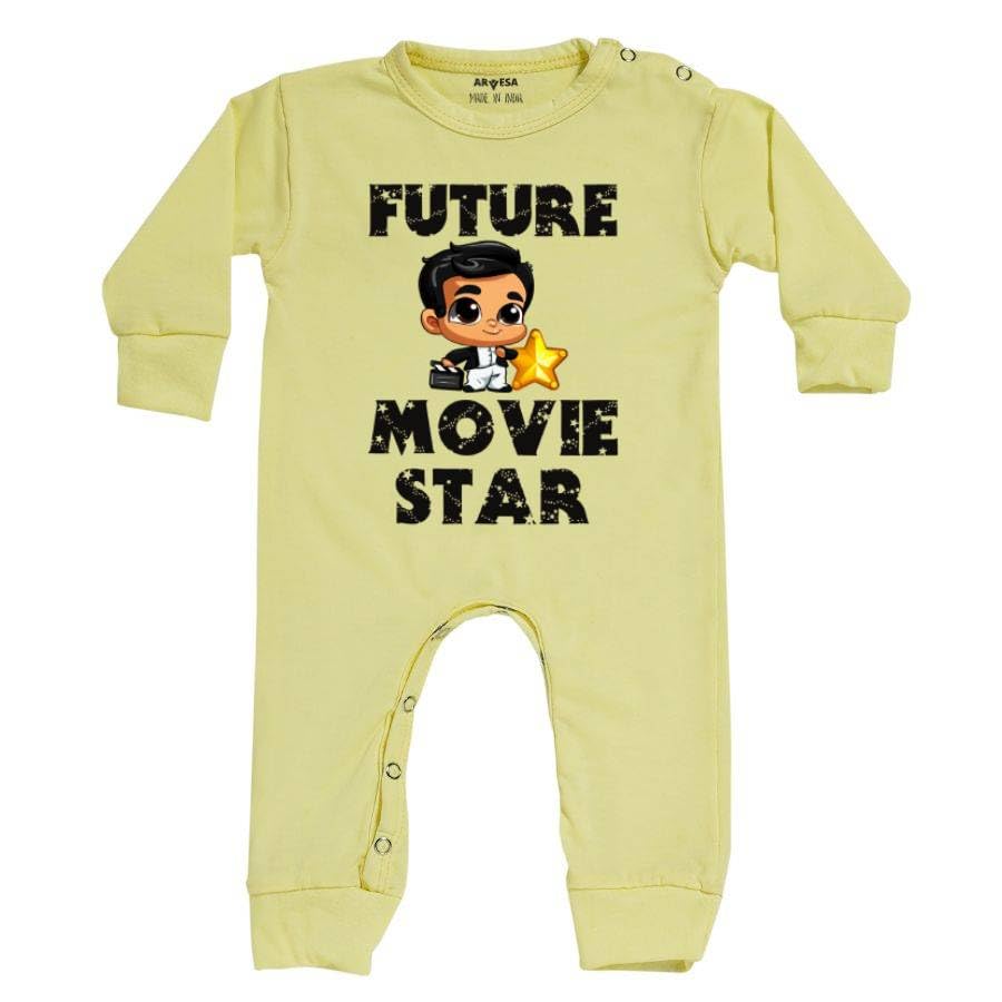 ARVESA Baby Full Sleeve Romper unisex Envelope Neck