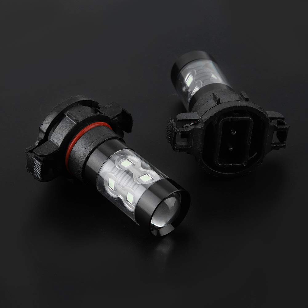 H3 2323 100W 8000K IJsblauw 2 Pack   IJsblauwe LED lampen voor mist/rijverlichting