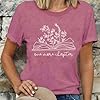 SUWATOIN Bookworm Womens Reading Shirts One More Chapter T-Shirt Book Lover Gift Teacher Tee Top Pink #3