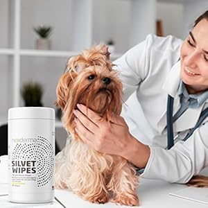 Therapeutic Pet Wipes for Dogs & Cats, Hypoallergenic Cleansing Grooming|Moist Soft Multipurpose Wipe for Yeasty Skin Folds, Interdigital Paws, Safe Around Eyes/Tear Stains, Face, Ears – 84ct