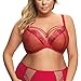 Produktbild Gorsenia Damen Soft BH Softschale Bügel Große Größen K496 Paradise, Rot,70K