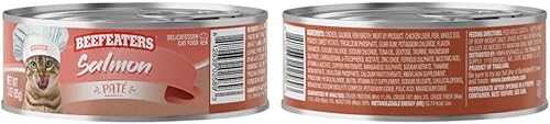 Miniatura 2 de Beefeaters Comida húmeda de paté de salmón para gatos, 3 onzas, 24 unidades