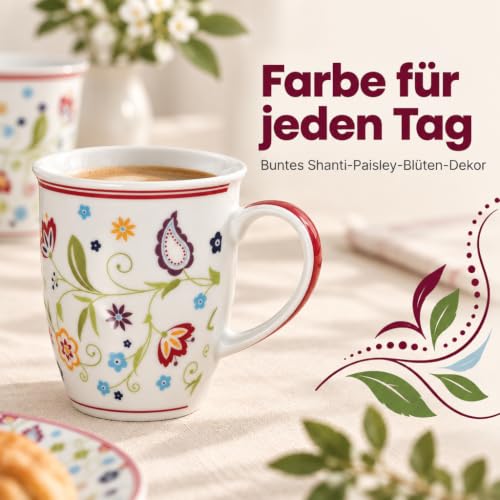 Foto von Ritzenhoff & Breker 42795 Kaffeebecher-Set Doppio Shanti, 6-teilig