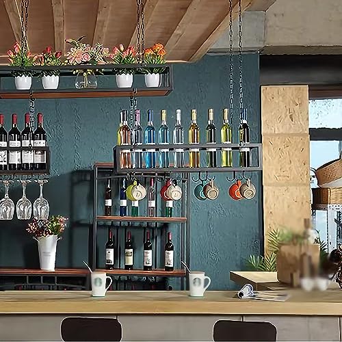 Étagère de rangement suspendue pour optimiser l'espace des petits bars - 4
