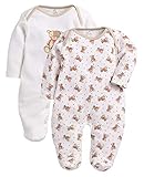BabyGo Baby Romper 100% Cotton Rompers for New Born Baby|Sleepsuits for Baby Boys & Girls |Onesies| Infant Clothes|MULTI| 0-3M| 3-6M| 6-9M| Pack of 2