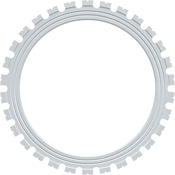 16.14" Concrete Ring Saw Blades, Cutting Depth 11.81", High-Strength Diamond Material, Toroidal Concrete Cutting Machine Accessories, for Stone, Rebar, Brick