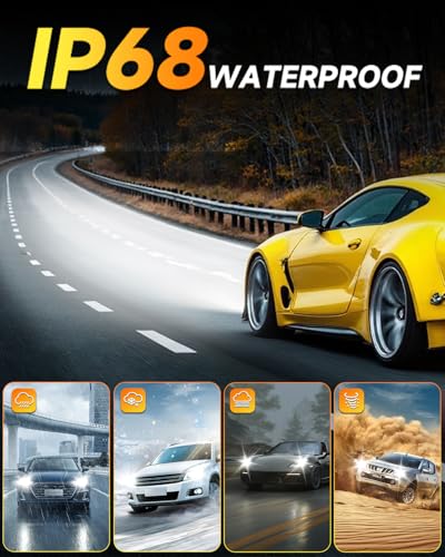 Image of Ursprung ππππ πππ°ππ¬π-πππ§ 9012 /HIR2 Eletronic Flashers, πππ Brightest, Real Plug & Play 9012 Power Steering Pump Caps, 6500K White, Canbus Ready, 10-Year Lifespan