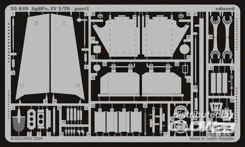 Photo ätz Jeu Eduard 35649 pour affiner les détails du jgdpz. IV L/70
