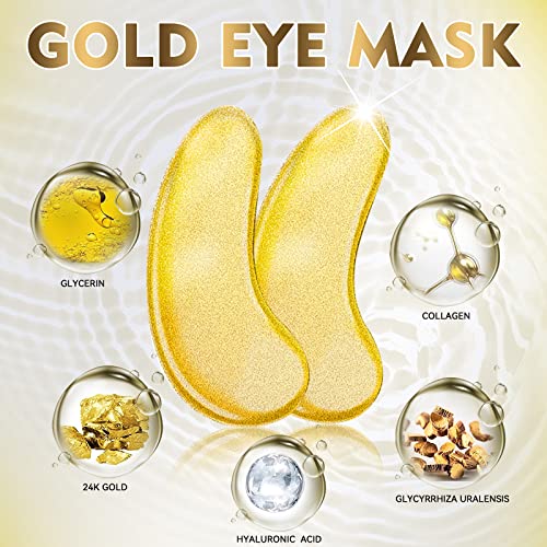 Dorpetly Under Eye Mask(32 Pairs), Two-In-One Under Eye Patches For Dark Circles And Puffiness, Hydrating Skin, Remove Wrinkles And Eye Bags, Collagen Eye Gel Pads Beauty And Personal Skin Care #TOP3