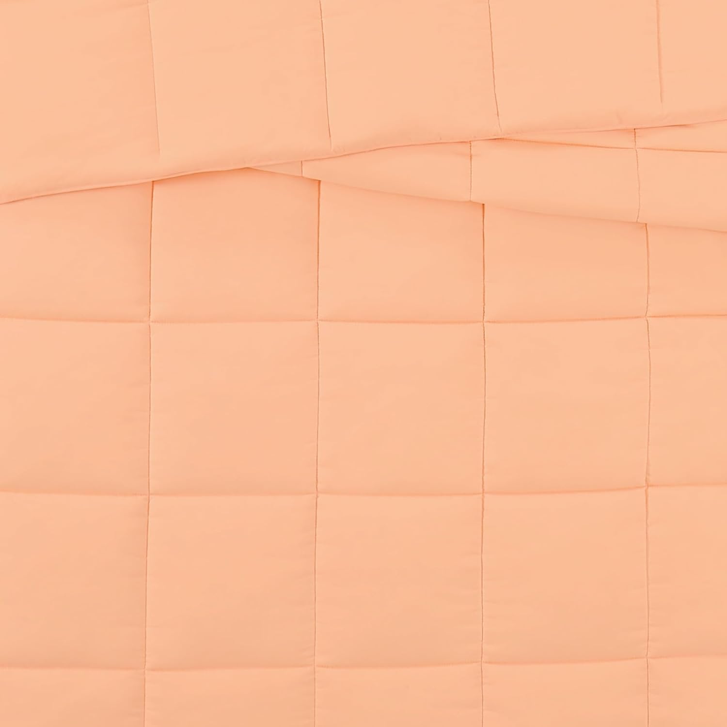 TRULY SOFT Everyday Reversible Comforter Set Peach Polyester 2-Piece Twin XL Comforter Set, Solid Color Themed, for Men and Women, Oeko-TEX Certified Confidence