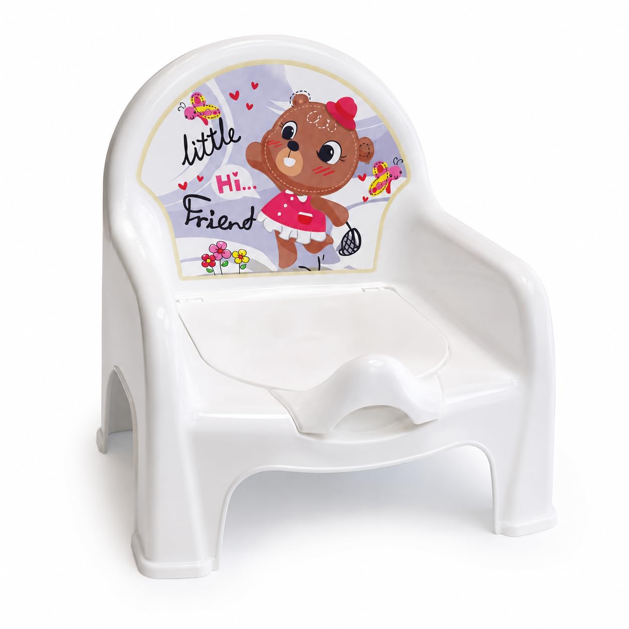 Madmom Small Potty Chair, 31.5 x 32.5 x 34 cm, Compact and Portable Toddler Training Seat