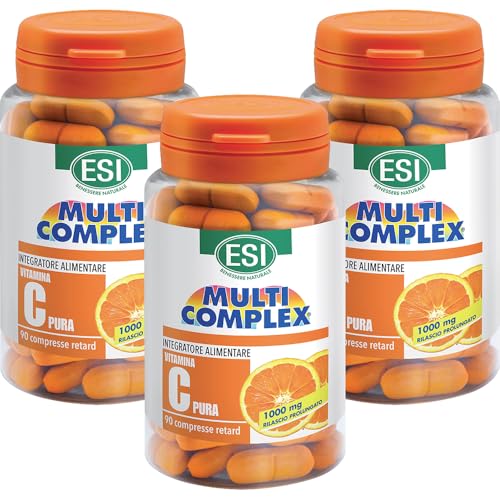 ✅ Alto dosaggio 1000 mg di Vitamina C Ogni compressa apporta 1000 mg di vitamina C, pari a circa 2 kg di arance, per un supporto mirato quando il fabbisogno è aumentato.