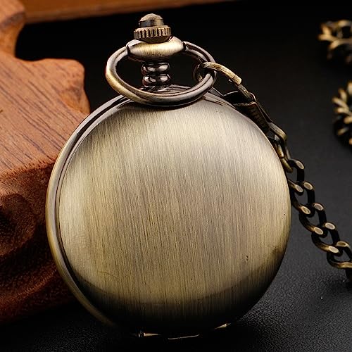 Reloj de bolsillo mecánico de acero inoxidable de alta calidad 6