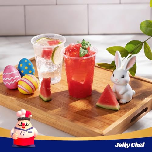 JOLLY CHEF 𝟔𝟎𝟎 𝐏𝐚𝐜𝐤 5 oz Clear Plastic Cups,5 Ounce Disposable Cups for Picnic, BBQ, Travel, Halloween, Christmas Parties and Events by JOLLY CHEF - Image 2
