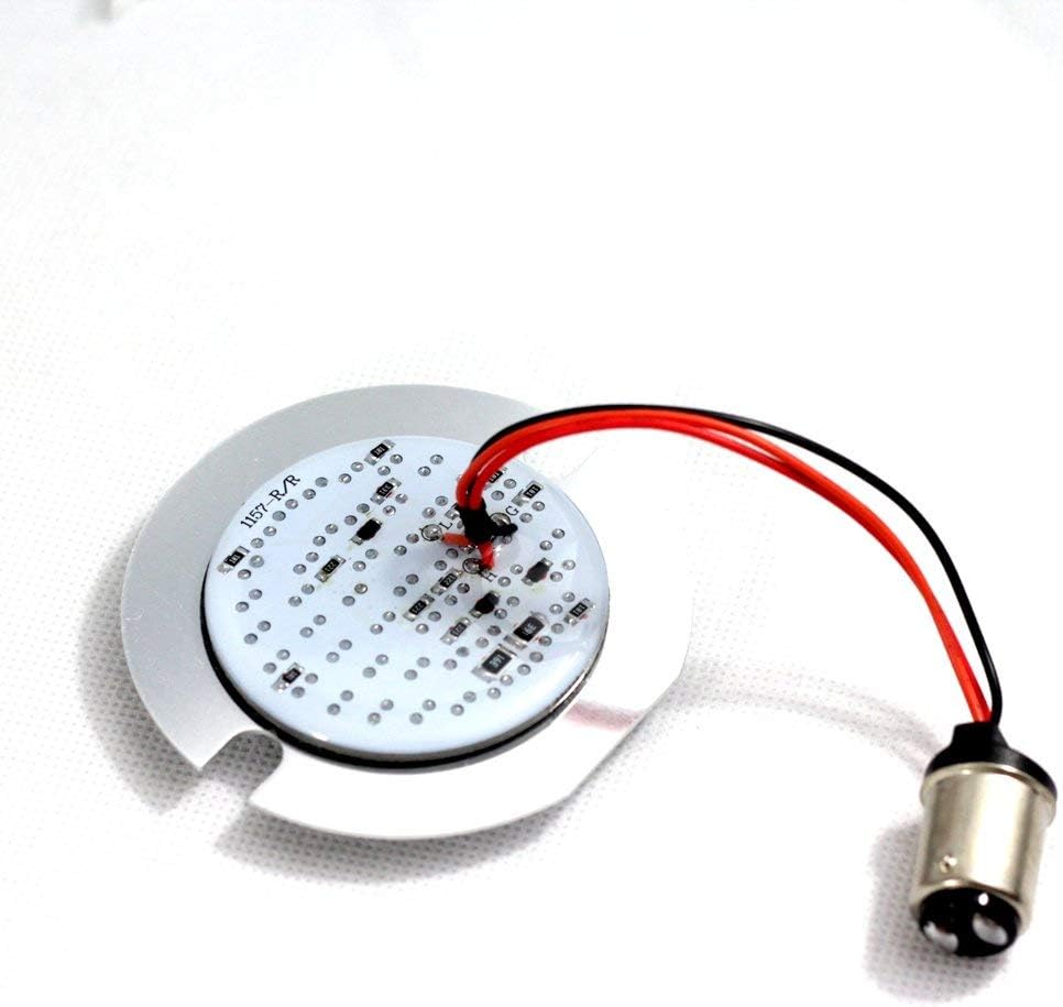 Eagle Lights 8748TS-FLAT 3.25 3-1/4 Inch Front LED Turn Signals Generation I Flat Style Kit Compatible With Harley Davidson® Motorcycles