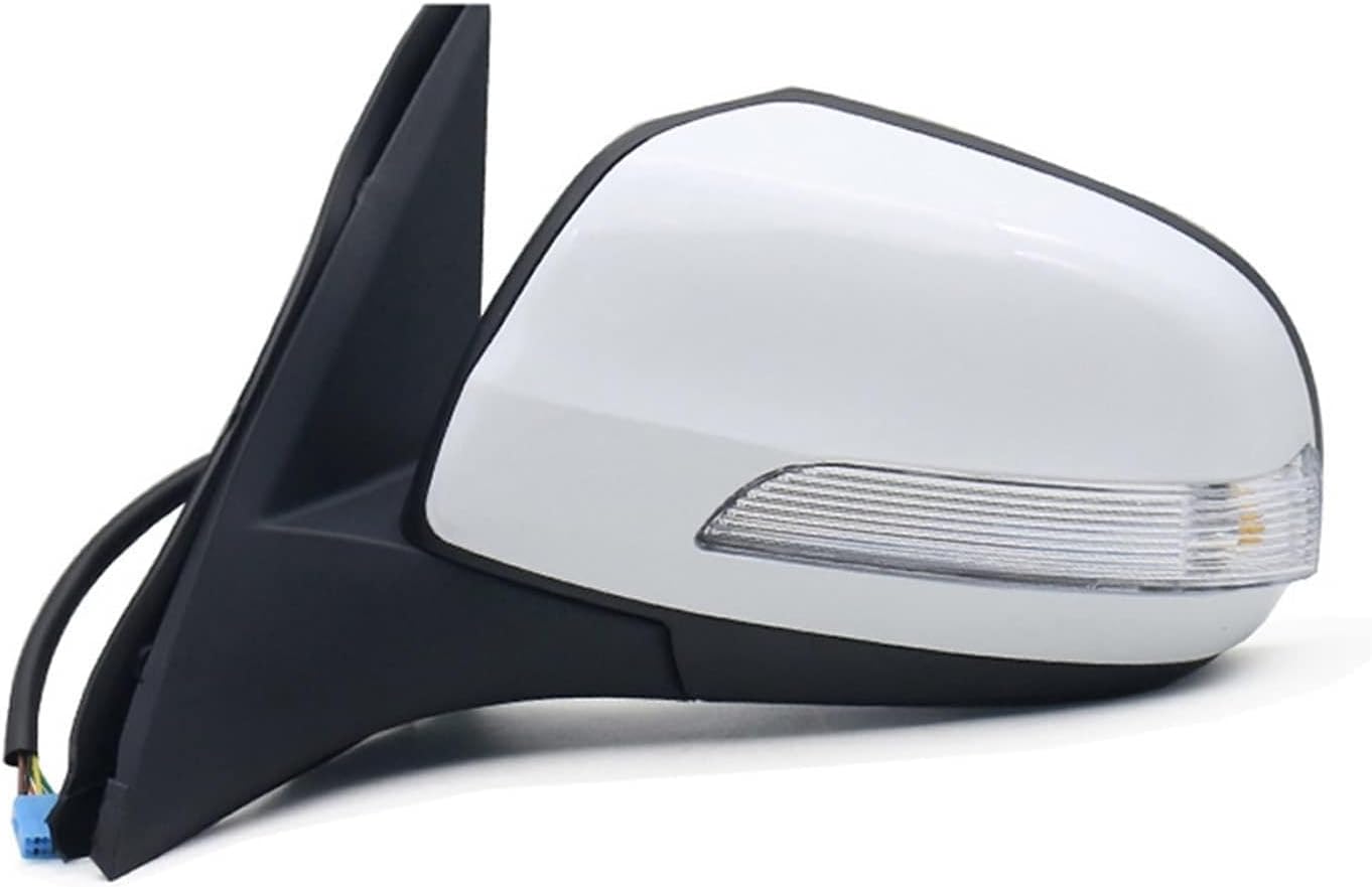 Hover Side Mirror Rearview Mirror Assembly Exterior Mirrors 5-wire Compatible With H3 H5 Great Wall Hover Haval 5 Haval 3(Black left side)