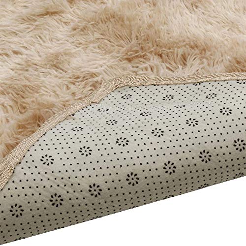 TAPETE 2,00 X 1,50 PELUDO FELPUDO SALA QUARTO - BEGE MESCLADO.