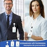 Uchwyt na identyfikator na szyję, wysuwany uchwyt na identyfikator na szyję z obrotowym zapięciem na karabińczyk, smycz na identyfikator dla pielęgniarki, klucz, dowód osobisty, karta autobusowa