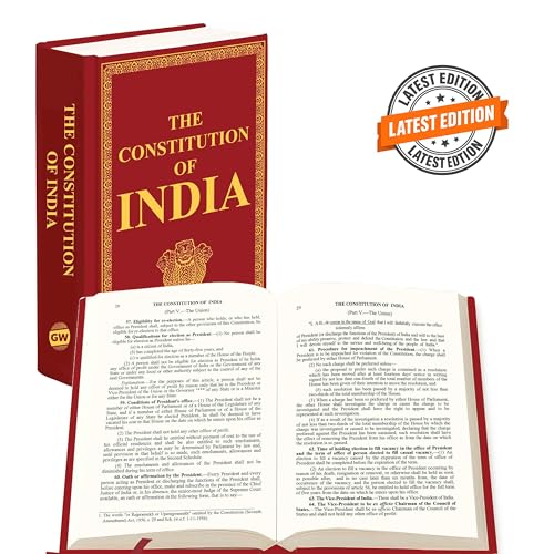 Image of The Constitution of India (Deluxe Hardbound Edition) - Law and Liberty Manual, Indian Polity Insight Book, Definitive Source for IAS & UPSC Prep