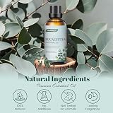 Hanolly Olejek Eteryczny Z Eukaliptusa 100 ml, 100% Naturalny Olejek Zapachowy Do Dyfuzorów, Nawilżaczy Powietrza I Aromaterapii