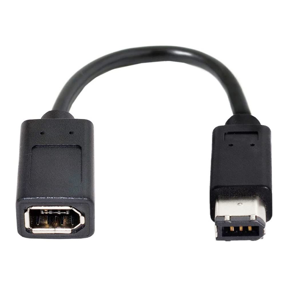 xiwai Firewire 1394a 400-400 IEEE 6Pin Femmina a 6Pin Maschio Cavo di Prolunga 20cm per Laptop Data Video Capture Card